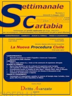 SETTIMANALE CARTABIA n. 5 - Venerdì 5.5.2023