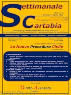 SETTIMANALE CARTABIA n. 2 - Venerdì 14.4.2023