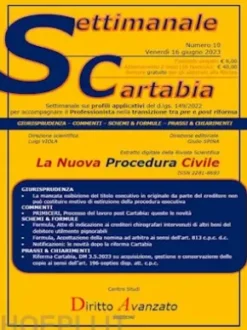 SETTIMANALE CARTABIA n. 10 - Venerdì 16.6.2023