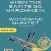 Sheet Music for Woodwind Quintet "When The Saints Go Marching In" score & parts
