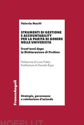 Strumenti di gestione e accountability per la parità di genere nelle università