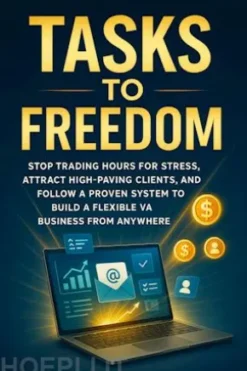 Tasks to Freedom: Stop trading hours for stress, attract high-paying clients, and follow a proven system to build a flexible VA business from anywhere