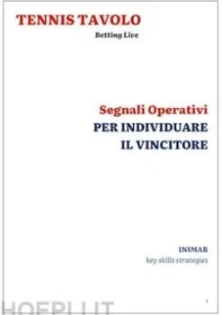 Tennis Tavolo. Segnali Operativi nel Bet live