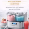 The ultimate2 in 1 ice cream and slushiemaker machineUSER GUIDE