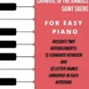 The Elephant Carnival of the Animals Easy Piano Sheet Music Combo