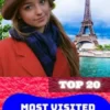 Top 20 Most Visited Places in Paris. Audio Guide.