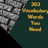 303 Vocabulary Words You Need