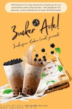 Zucker Ade! Zuckerfrei Kochen leicht gemacht: 500 Rezepte & 14-Tage-Zuckerfrei-Challenge für ein gesünderes Leben ohne Zucker - dein Begleiter für gesunde, leckere Mahlzeiten und mehr Wohlbefinden!